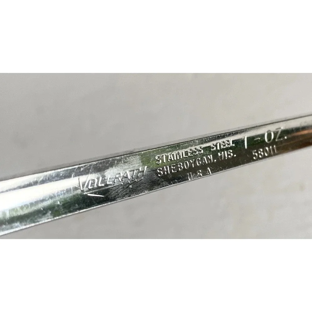 VOLLRATH 1 oz Ladle #58011 Stainless Steel Kool Cool Touch Handle Made In‎ USA